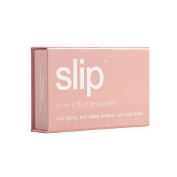 slip pure silk queen pillowcase - pink