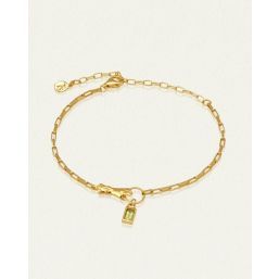 ALEXA BRACELET 18K GOLD VERMEIL PERIDOT TS878B-GVPL