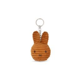Miffy & Friends Miffy Flat Keychain Eco Corduroy Cinnamon 10cm/4"
