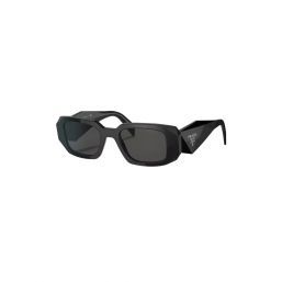 Prada PR 17WS 49 Dark Grey & Black Sunglasses