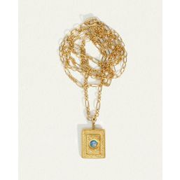 AGORA NECKLACE 18K GOLD VERMEIL WHITE OPAL TS915N-GVPL