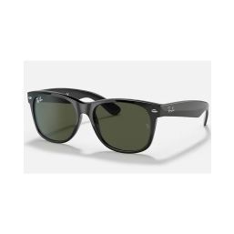 Ray-Ban RB2132 901l 55 New Wayfarer Sunglasses Shiny Black/Crystal Green