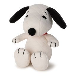 Snoopy Quilted Jersey Cream In Giftbox 17cm/7"