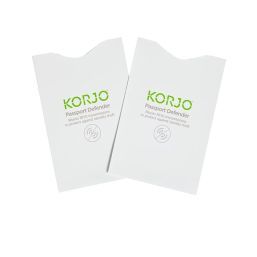 Korjo Passport Defenders, RFID Protector, White (2pc)