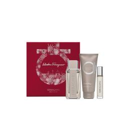 Ferragamo Bright Leather Holiday Coffret 100Ml Edt + 100Ml Ssg + 10Ml Purse Spray