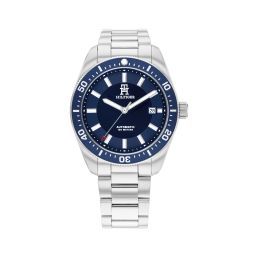 TOMMY HILFIGER TH85 AUTO 40MM AUTOMATIC NAVY DIAL STAINLESS STEEL BRACELET 1710591