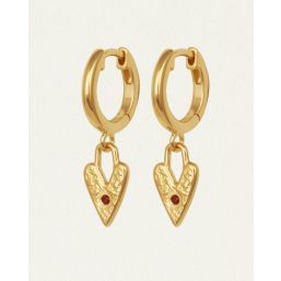 LOVER EARRING 18K GOLD VERMEIL TS1027E-GVPL