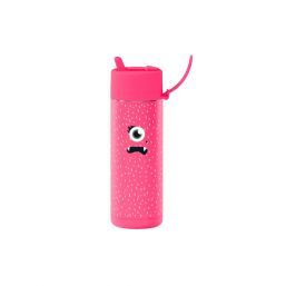 Franksters Stainless Steel Ceramic Bottle Flip Lid 20oz Neon Pink