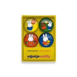 Miffy & Friends Window Box Glass Magnets Miffy Colorful