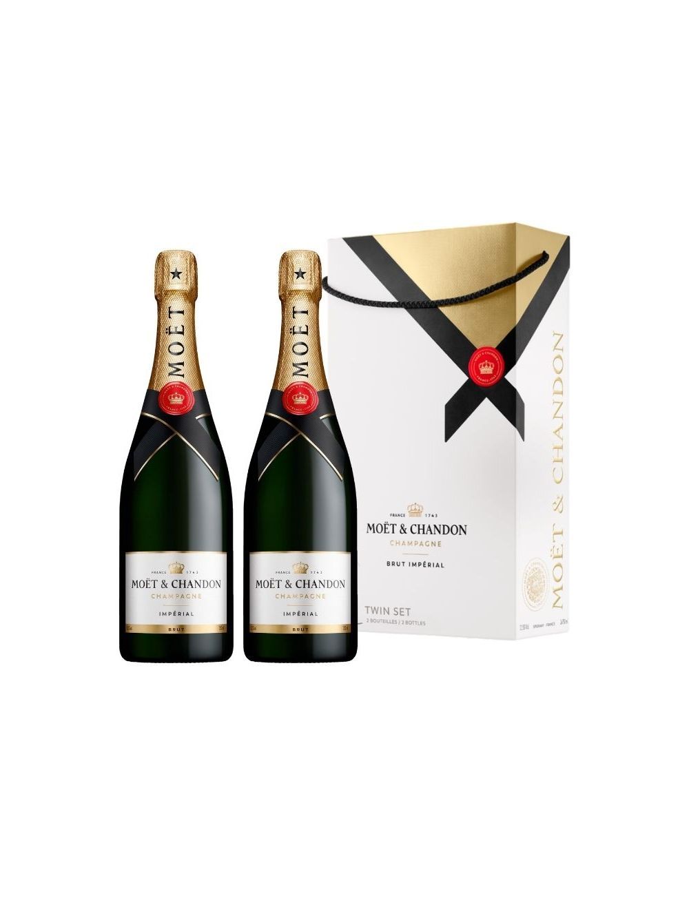 MOËT & CHANDON BRUT IMPERIAL 750ml 2本セット Moet & Chandon Brut Imperial Twin Pack 2 X 750ml
