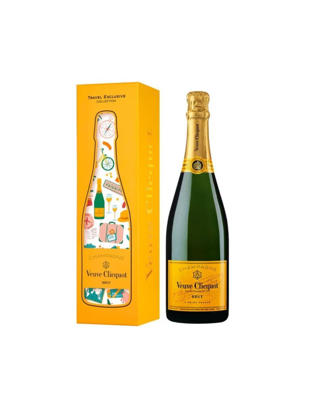 Veuve Clicquot Traveller's Exclusive Yellow Label Brut 750ml