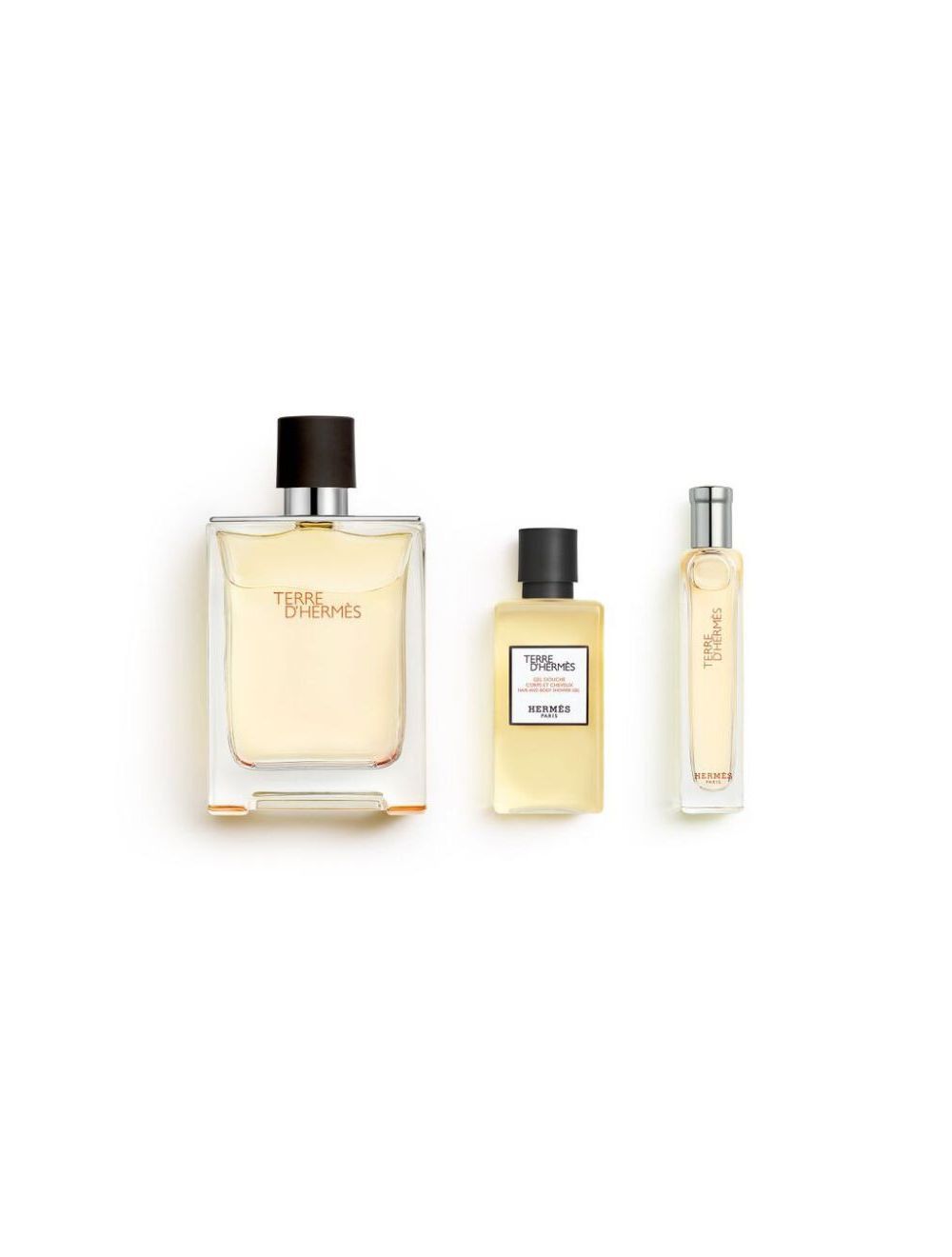 Terre D'hermès Eau De Toilette Set 100 +15ml +sg40ml +pouch Tr