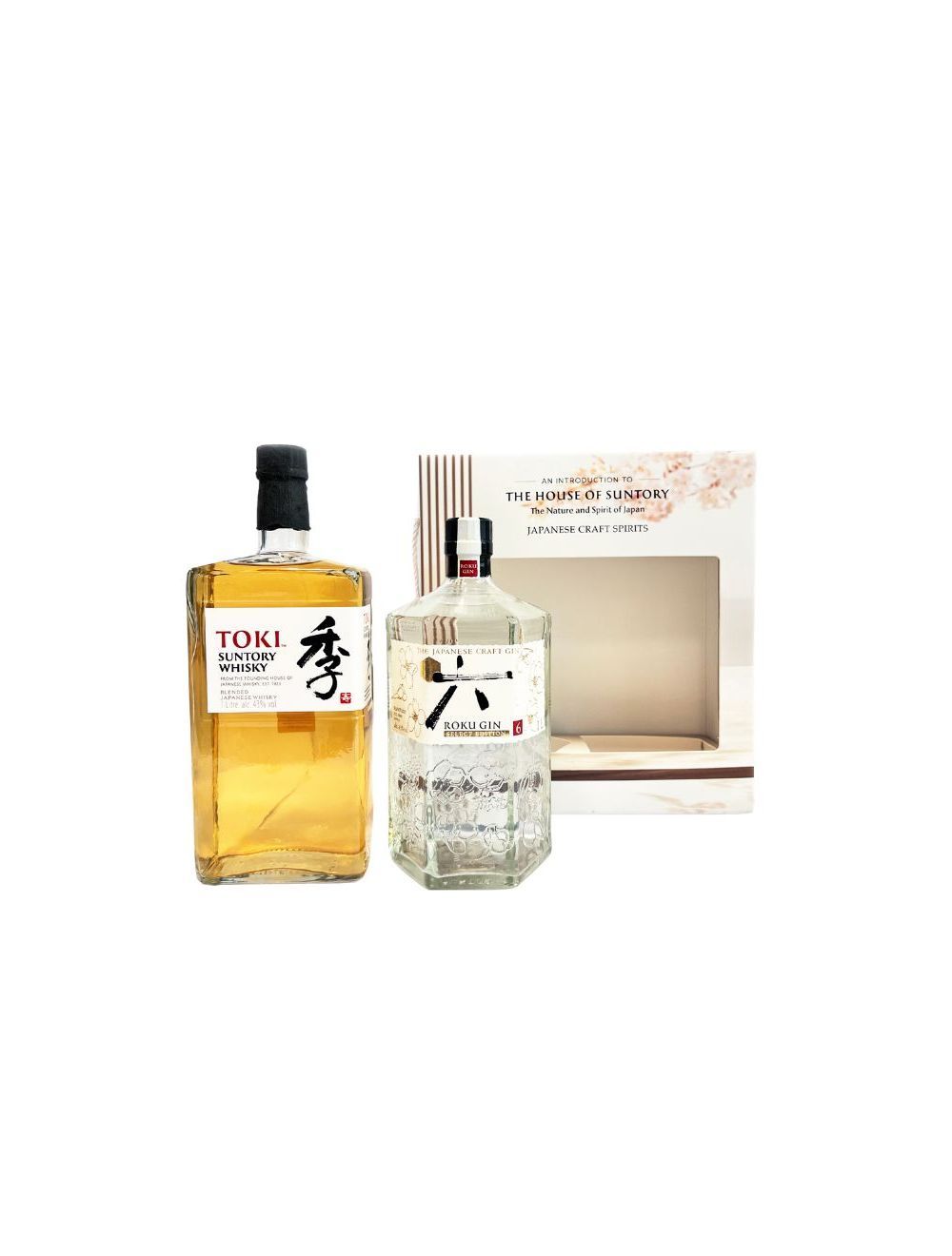 Toki Japanese Whisky & Roku Japanese Gin Twin Pack 2 X 1l