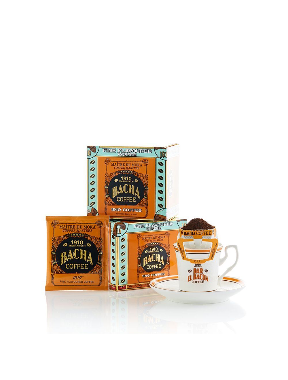 Bacha Coffee 1910 Coffee Bag Gift Box (12 Bags) 144G
