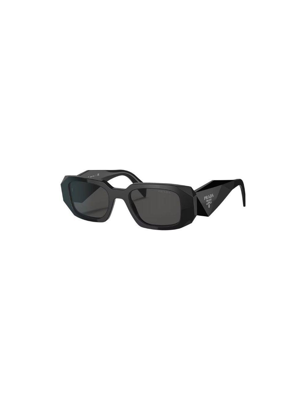 Prada PR 17WS 49 Dark Grey Black Sunglasses