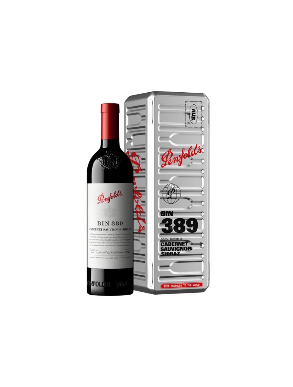 Bin 389 Cabernet Shiraz 2023 From Penfolds To The World Gift Box